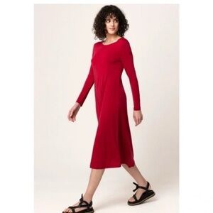 Norma Kamali Red Midi Dress XL NK486101
